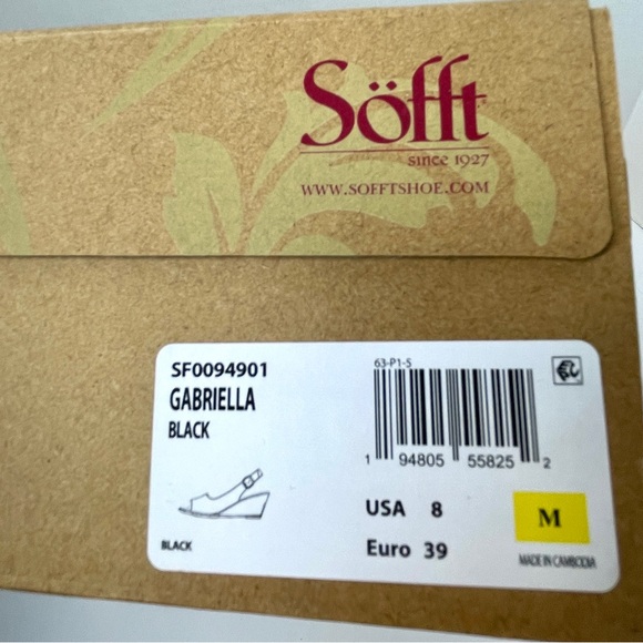 Sofft Gabriella Slingback Wedge Heels - Picture 7 of 7